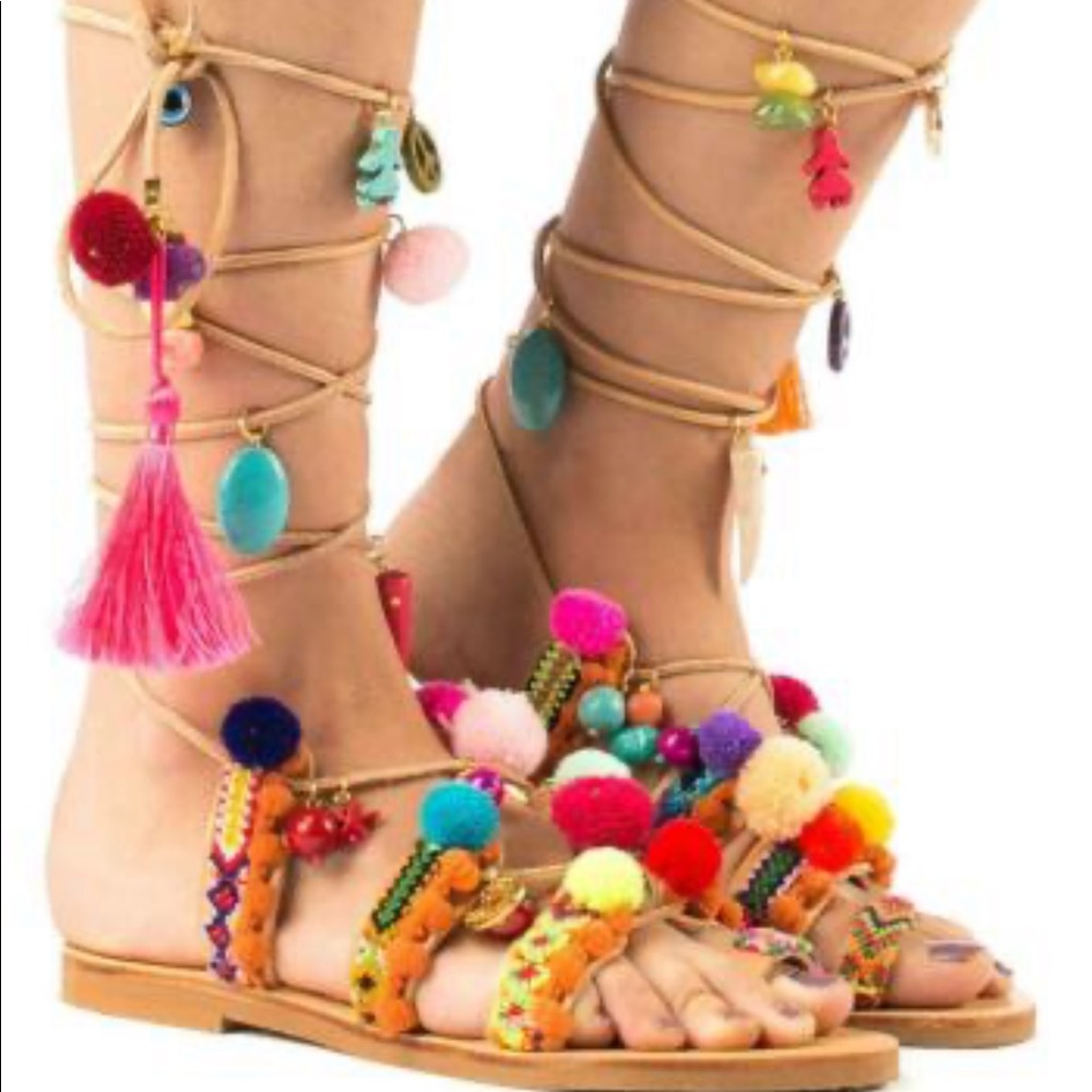 Elina Lindarki gladiator sandals